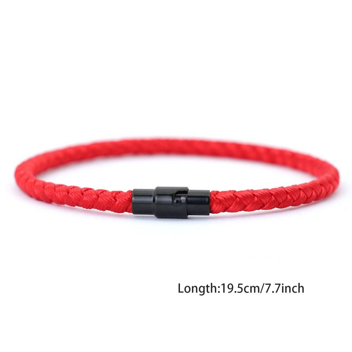 Braided Rope Bracelet Good Luck Fortune Couple Bracelet Cuff Bangle For Man Wome