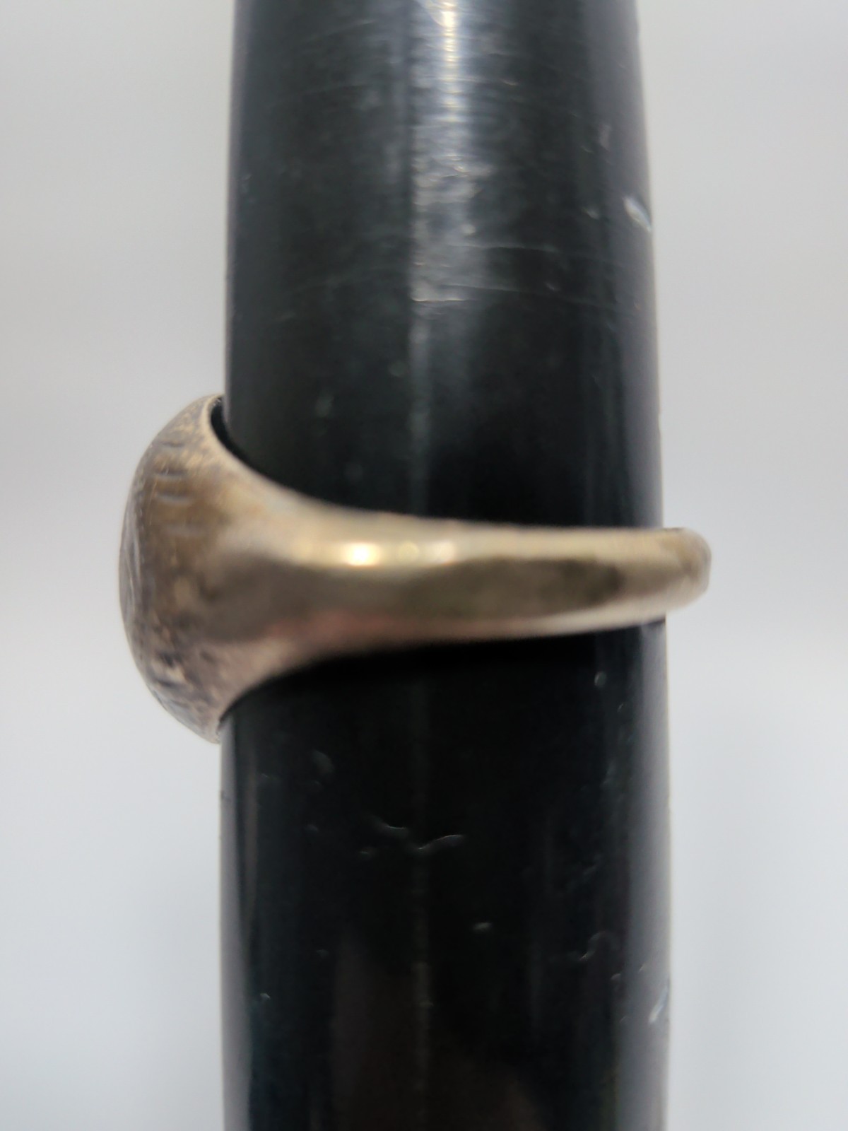 ✨VINTAGE✨ .925 Sterling Silver Etched Dome Ring – Size 9 – Made In Thailand