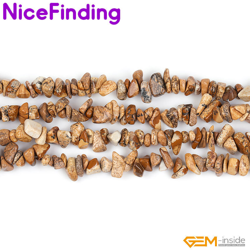 Natural Chips Assorted Gemstone Freeform Loose Beads Jewelry Making 34″/15” DIY