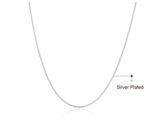 925 Sterling Silver Snake Chain Necklace 2MM 16, 18, 20, 22, 24, 26, 28 Inch
