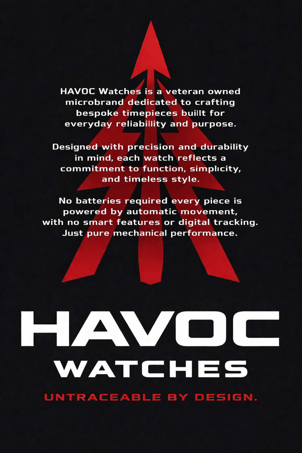 HAVOC Sentinel, 39mm, Stainless, Steel, Sapphire Glass, Automatic Movement,