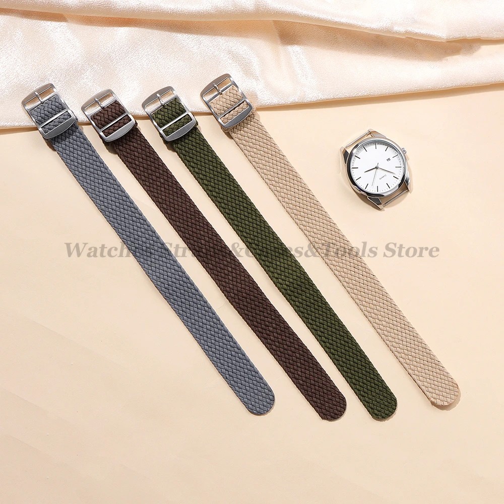 Nylon Woven Watch Band Sport Strap Bracelet 14mm 16mm 18mm 20mm 22mm