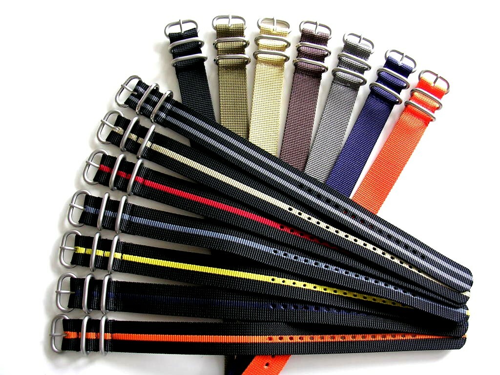 1pc UTC NATO strap SS Nylon Military RAF g10 watchband stitch Bond IW SUISSE usa