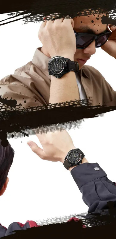NAVIFORCE Men Casual Sport Military Quartz Calendar Wrist Watch for Man Business