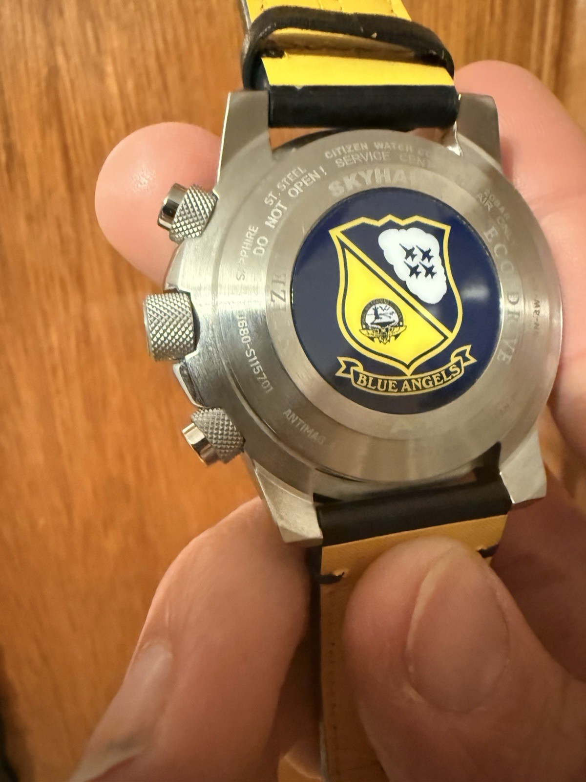Citizen Eco-Drive Skyhawk A-T Blue Angels Chronograph World Time 45mm 200m