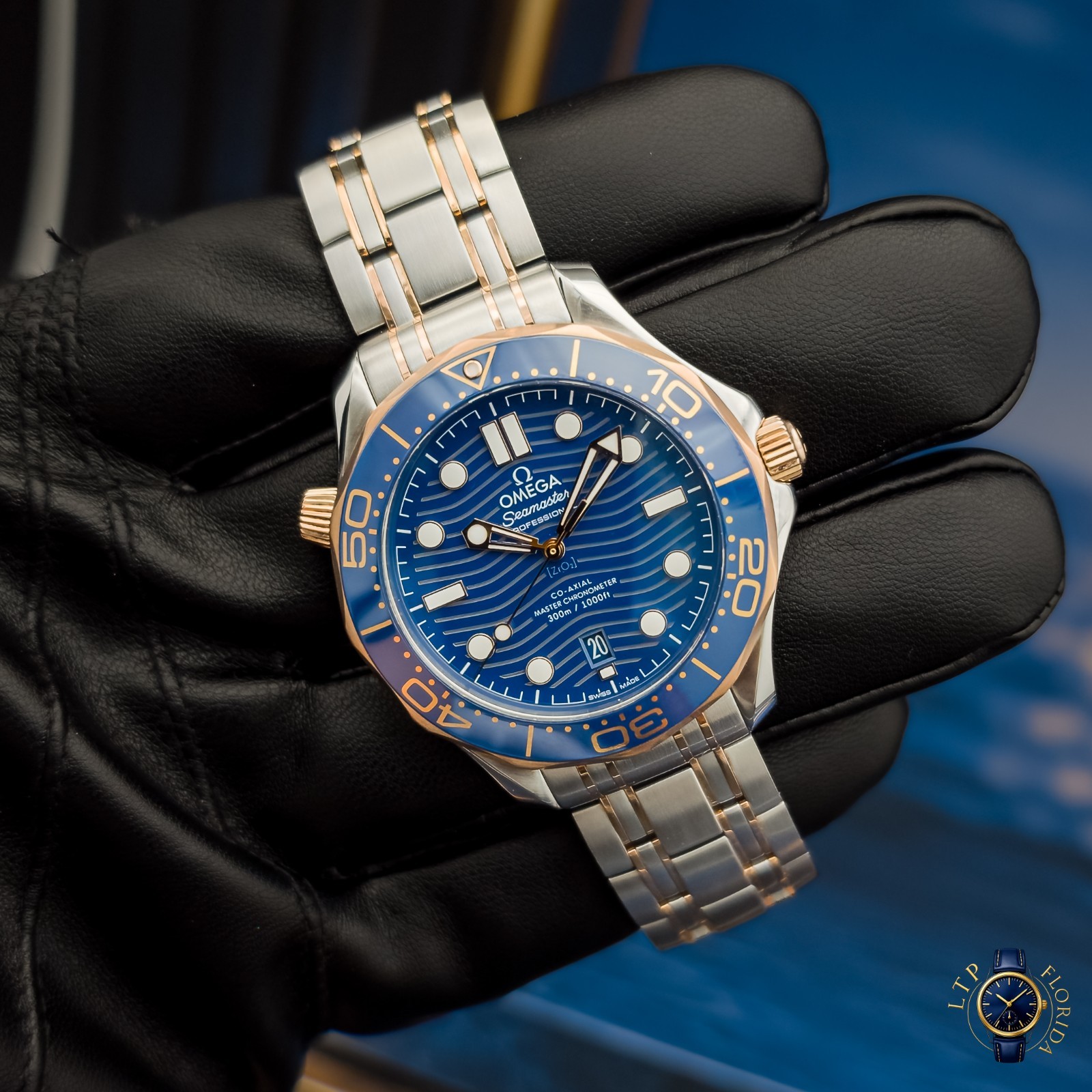 2025 | Omega | Seamaster Diver 300M | Blue Dial | 210.20.42.20.03.002 | Full Set