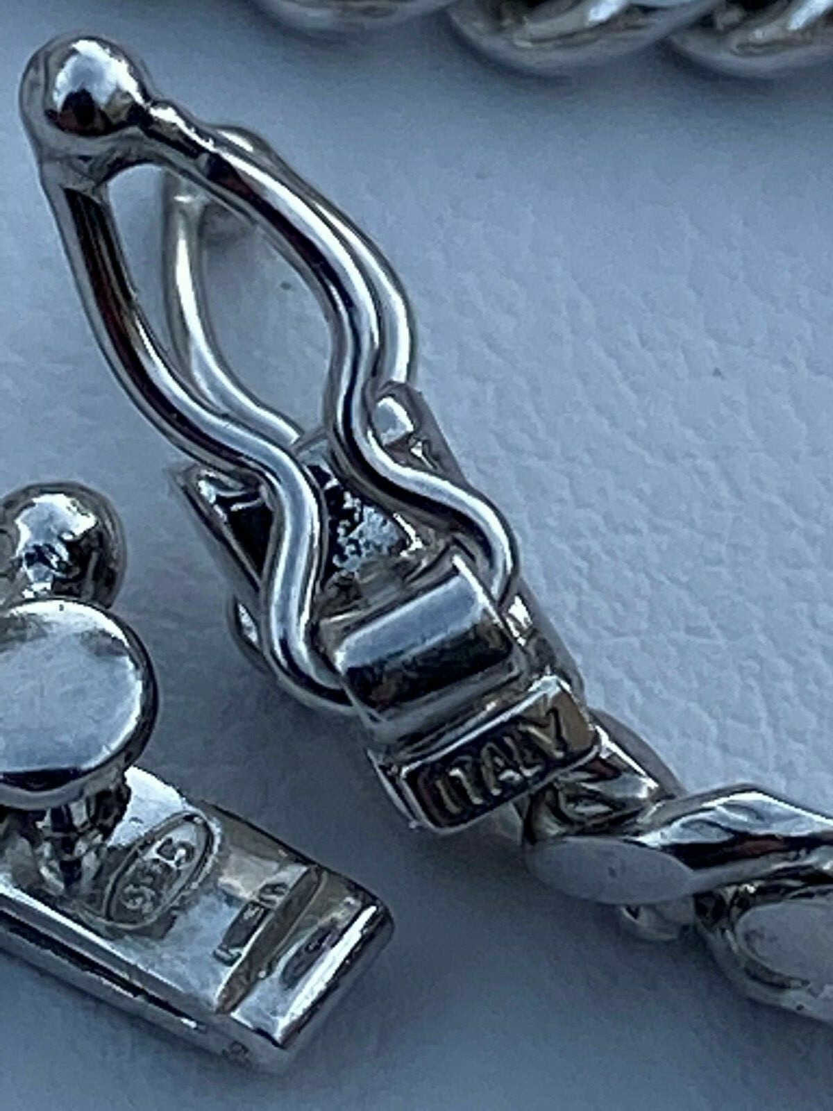 Men’s Miami Cuban Chain Solid 925 Sterling Silver 4mm 18-30″ Box Lock Necklace
