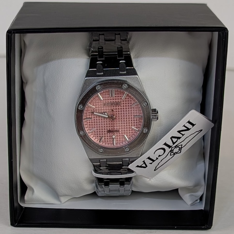 Invicta Celestial Women’s 30mm Watch Silver Tone Stainless Pink Dial NEW 69265