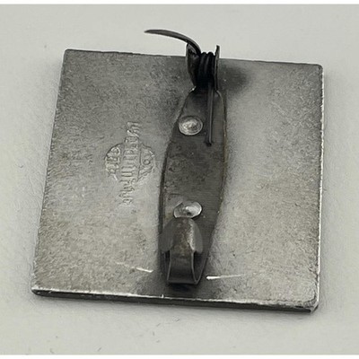 Vintage Soviet Armenian Brutalist Heron Brooch – Yerevan Metal Plaque