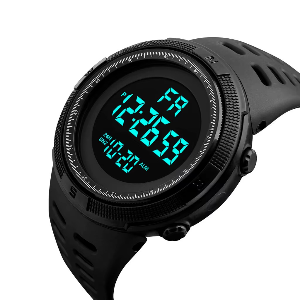 Electronic Watch For Mens Military Sports Watches Luminous Multifunction LED Dig