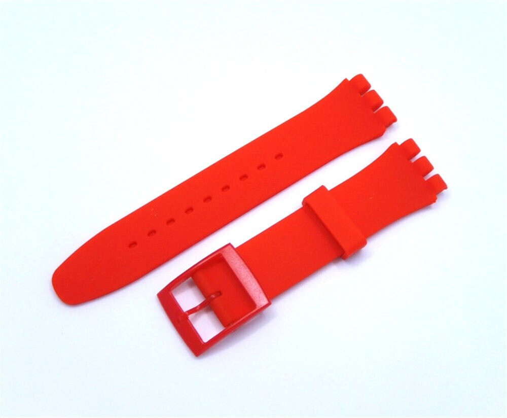 Wrist Watch Band Strap For Swatch 16mm 17mm 19mm 20mm Rubber Silicone Watchband