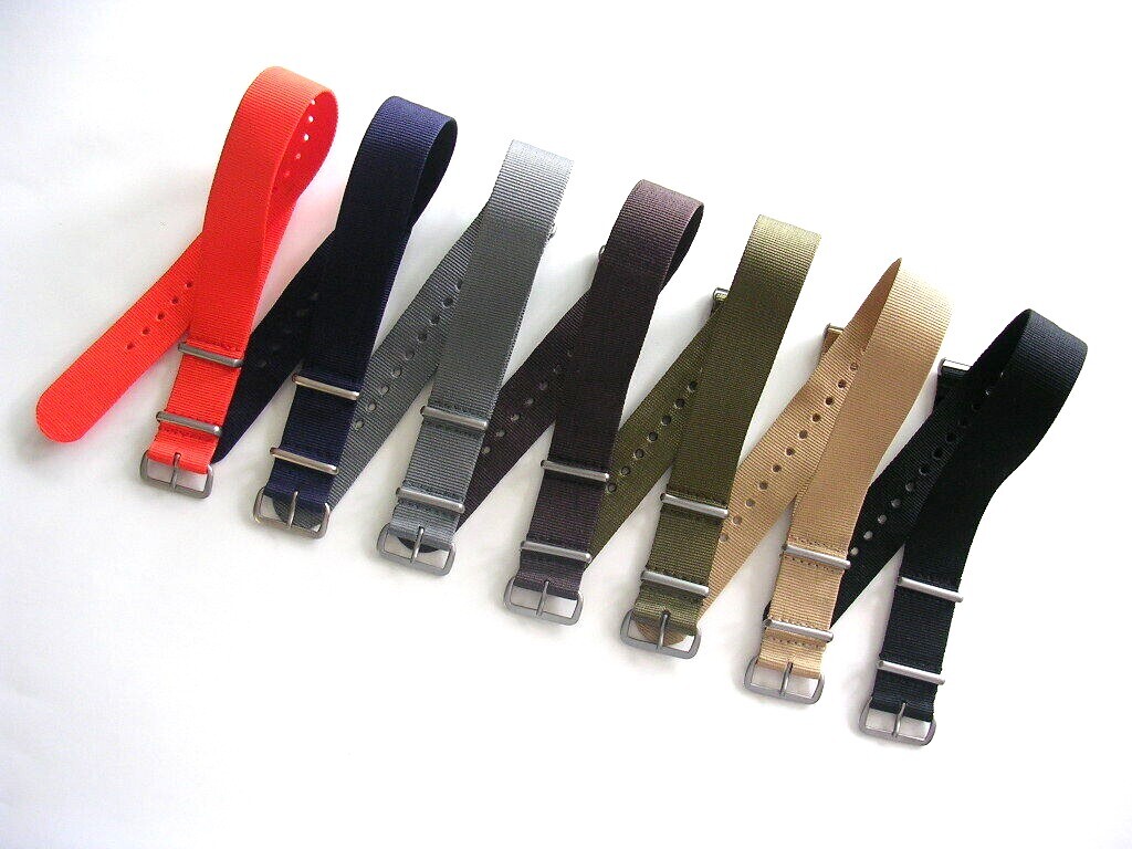 NATO ® strap watch band G10 nylon Military RAF stitch bond replacement IW SUISSE