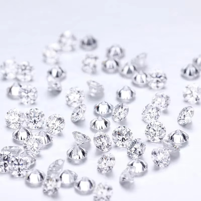 1.3 MM Round Loose Lab Grown CVD Diamond, 20 PCS, EF Color, VS1 Certified