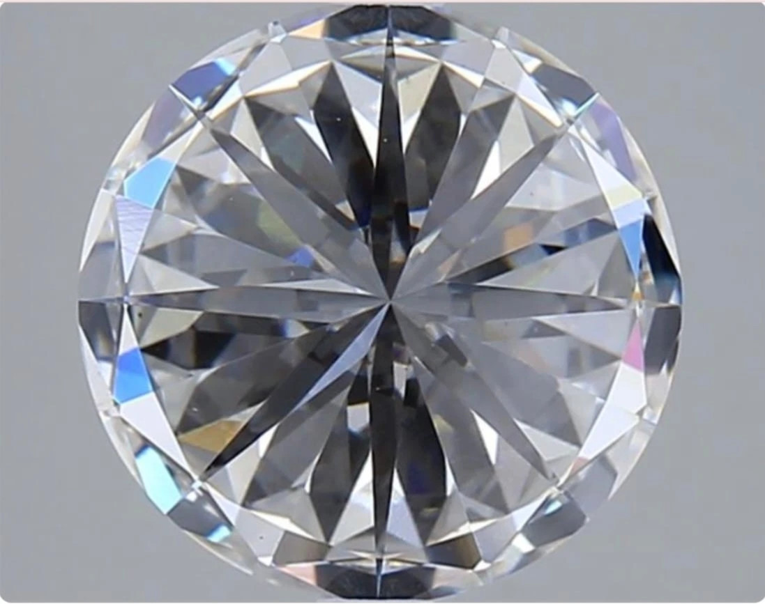 IGI Certified 2CT Lab Grown Diamond D Color Round Cut VVS1Clarity CVD Certified