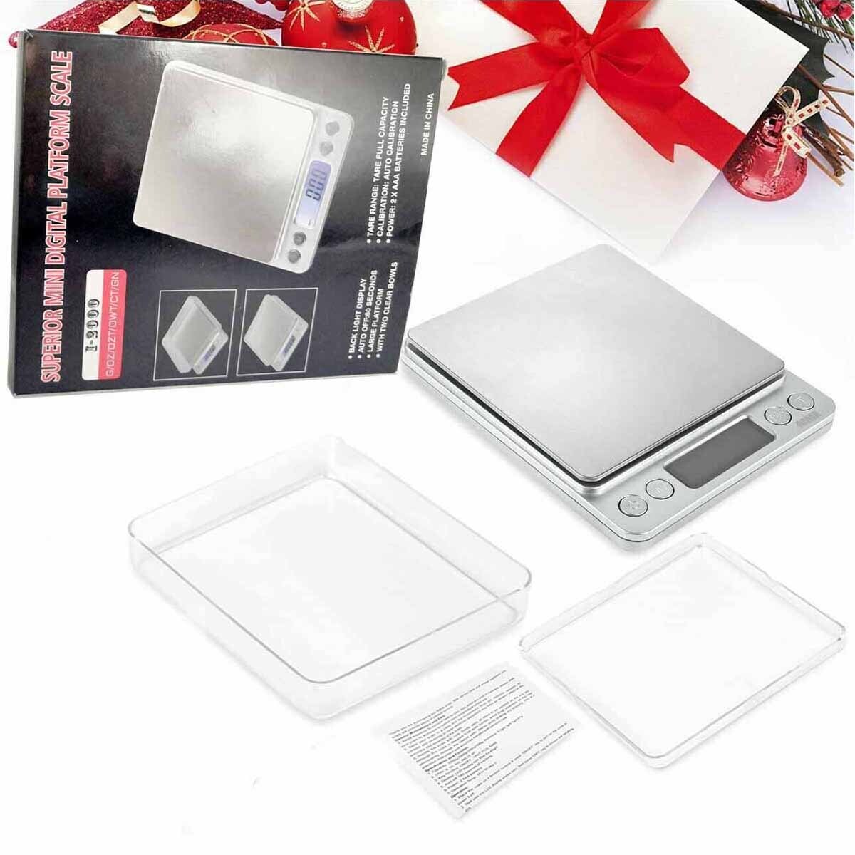 Digital Scale 0.1g Precision Jewelry Gold Silver Coin Gram 3000g x 0.1g