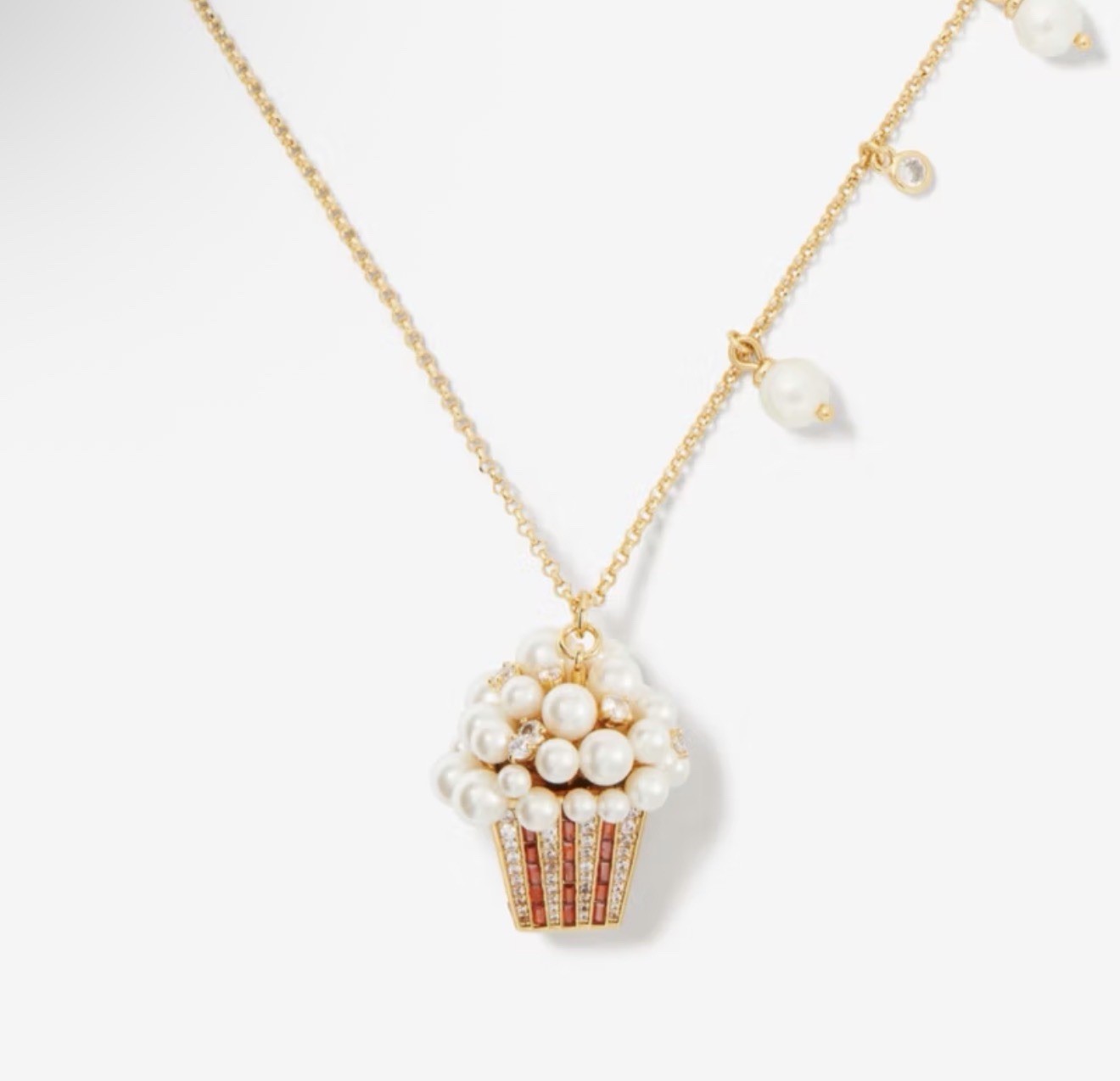 KS New York Popcorn Necklace And Earrings