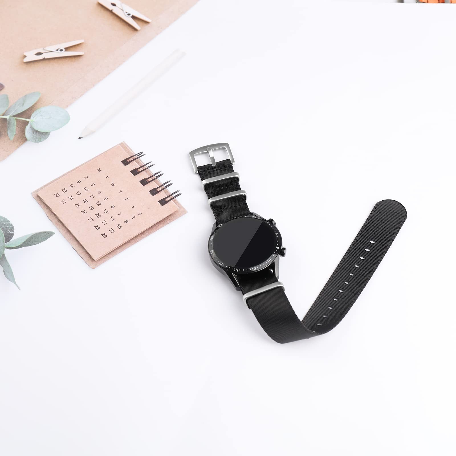 Watch Band for Lug Width 20mm/22mm Premium Ballistic Nylon, Comfortable and B…