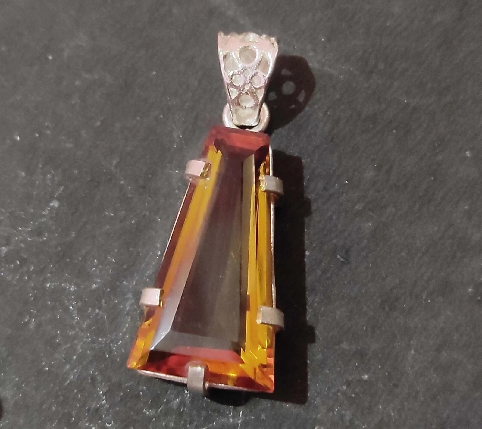 42.80 Ct Color Change Gemstone 925 Solid Silver Natural Alexandrite Pendant AA+