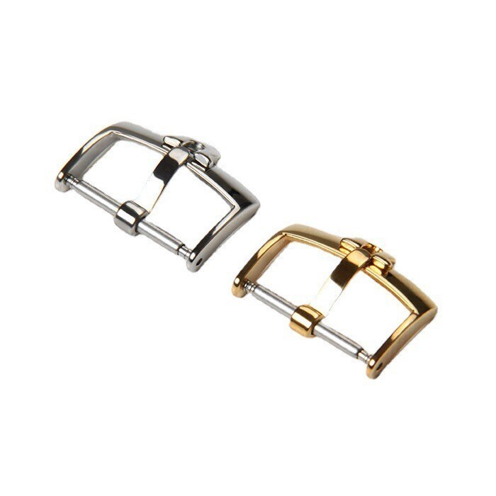 New 14mm 16mm 18mm 20mm Stainless Steel Watch Strap Buckle For Omega Silver