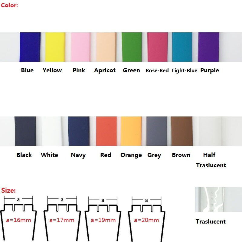 Wrist Watch Band Strap For Swatch 16mm 17mm 19mm 20mm Rubber Silicone Watchband