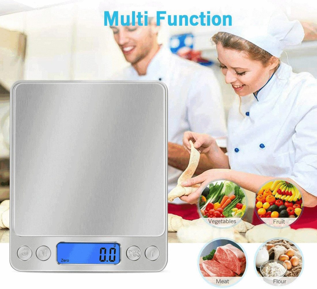 Digital Scale 2000g x 0.1g Jewelry Gold Silver Coin Gram Pocket Size Herb Grain