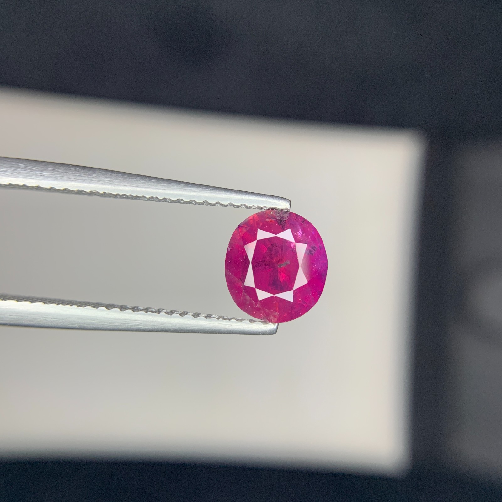 2.17 Ct Natural Kashmir Ruby Oval Shape Loose Gemstone