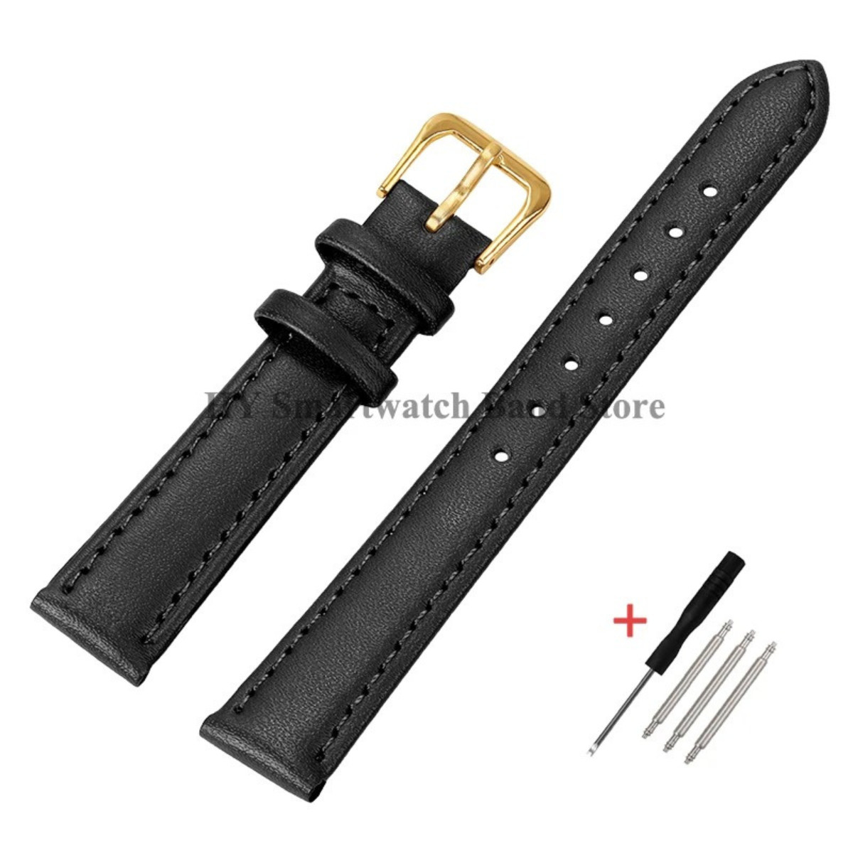 8Mm 10Mm 12Mm 14/16Mm 18Mm 20Mm 22Mm 24Mm PU Leather Watch Strap for Men Women S