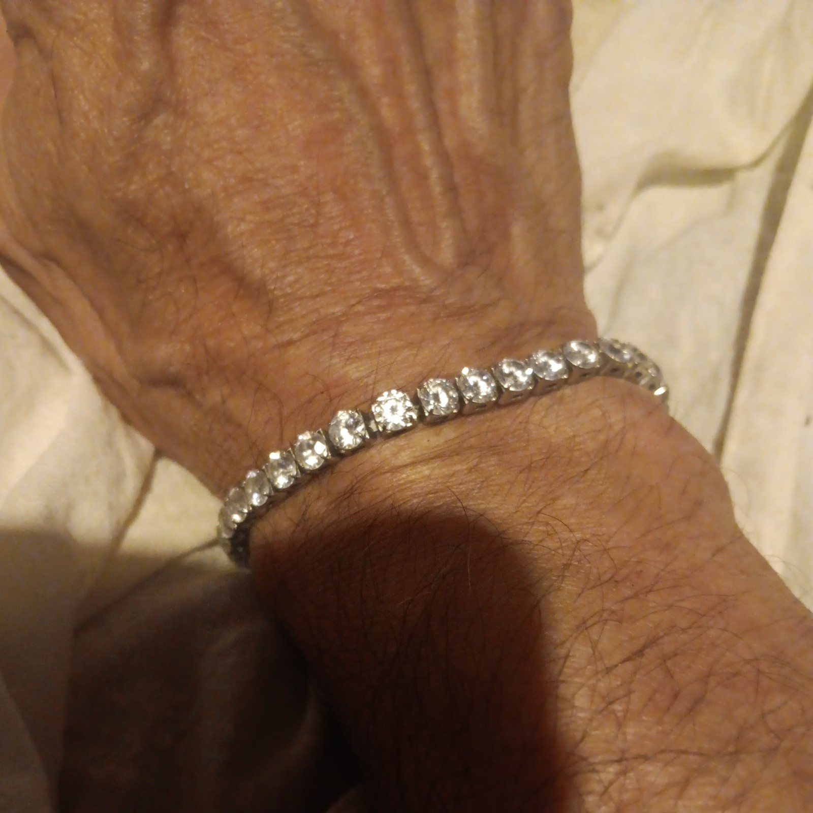 5mm Moissanite 925 Sterling Silver Tennis Bracelet 7.5 Inch VVS1 D