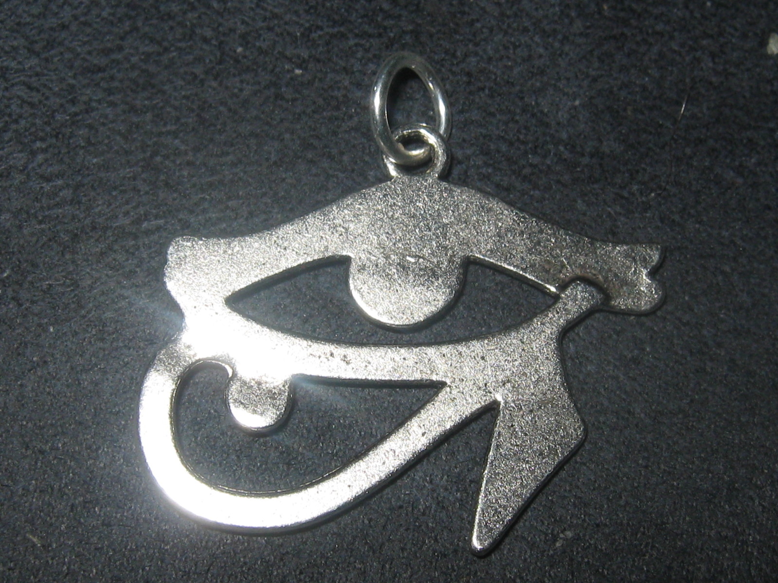 30mm Silver Color Egyptian Egypt Eye Of Horus Ra Pendant Charm Necklace