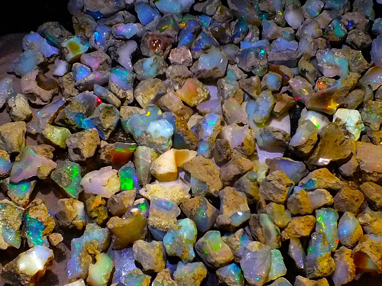 Dry Opal Rough Lot 20 Pieces Natural Ethiopian Welo Opal Raw AAA cut grade rough