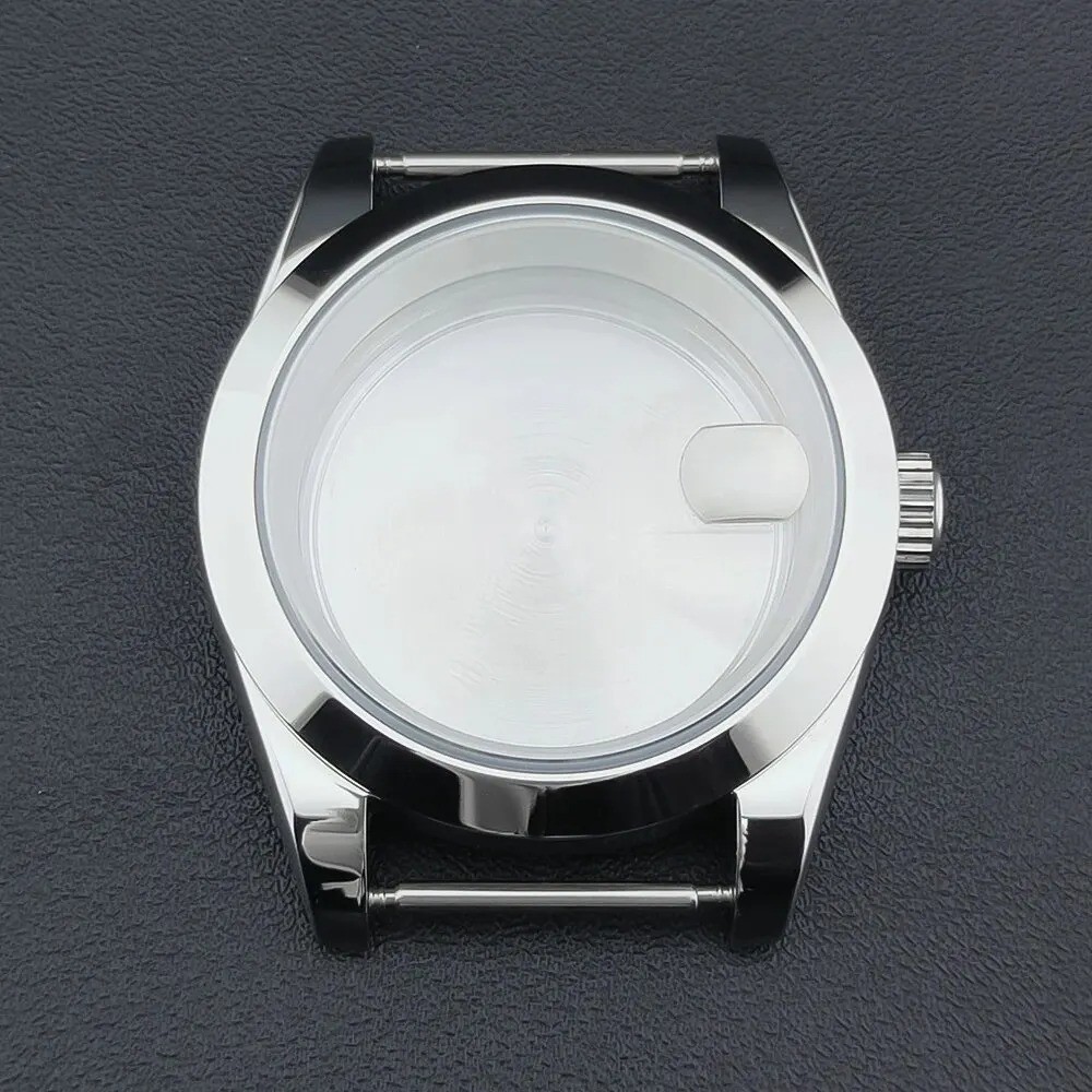 36mm 40mm 316L Stainless Steel Watch Case Sapphire Crystal Fits NH34 NH35