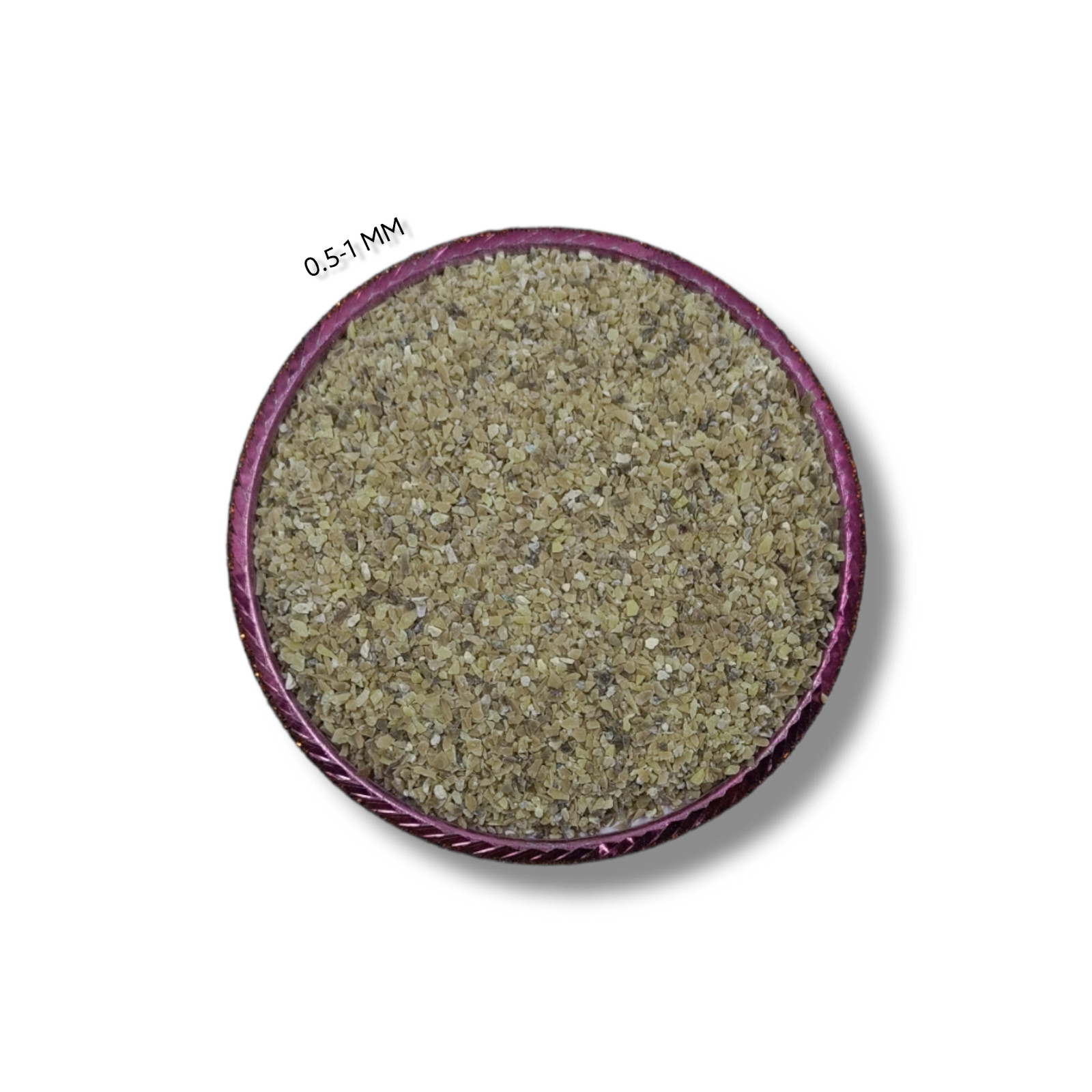 Crushed Gemstone Coarse 0.5-1 MM Crushed Powder For Ring Inlay Woodwork Inlay