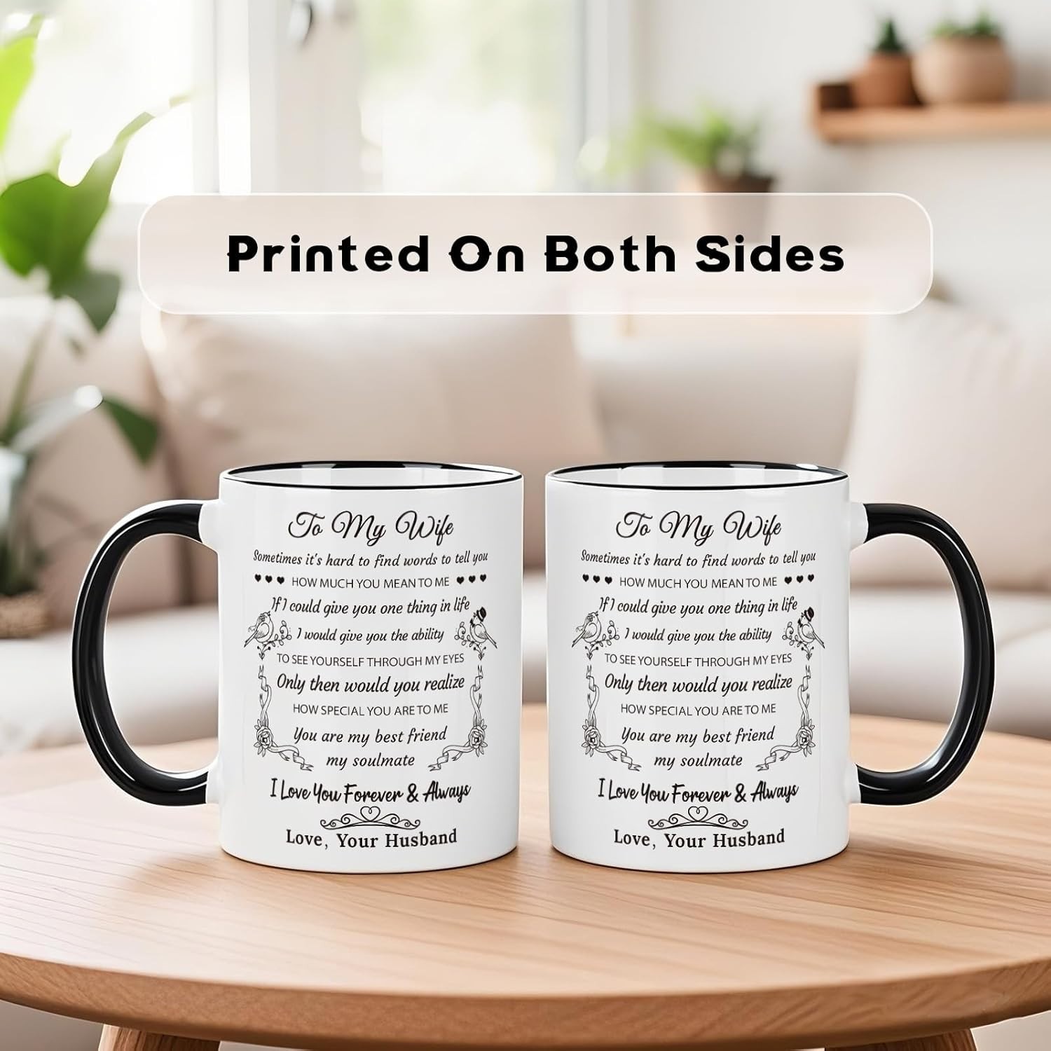 Romantic Ceramic Mug for My Wife – Perfect Gift for Every Special Occasion