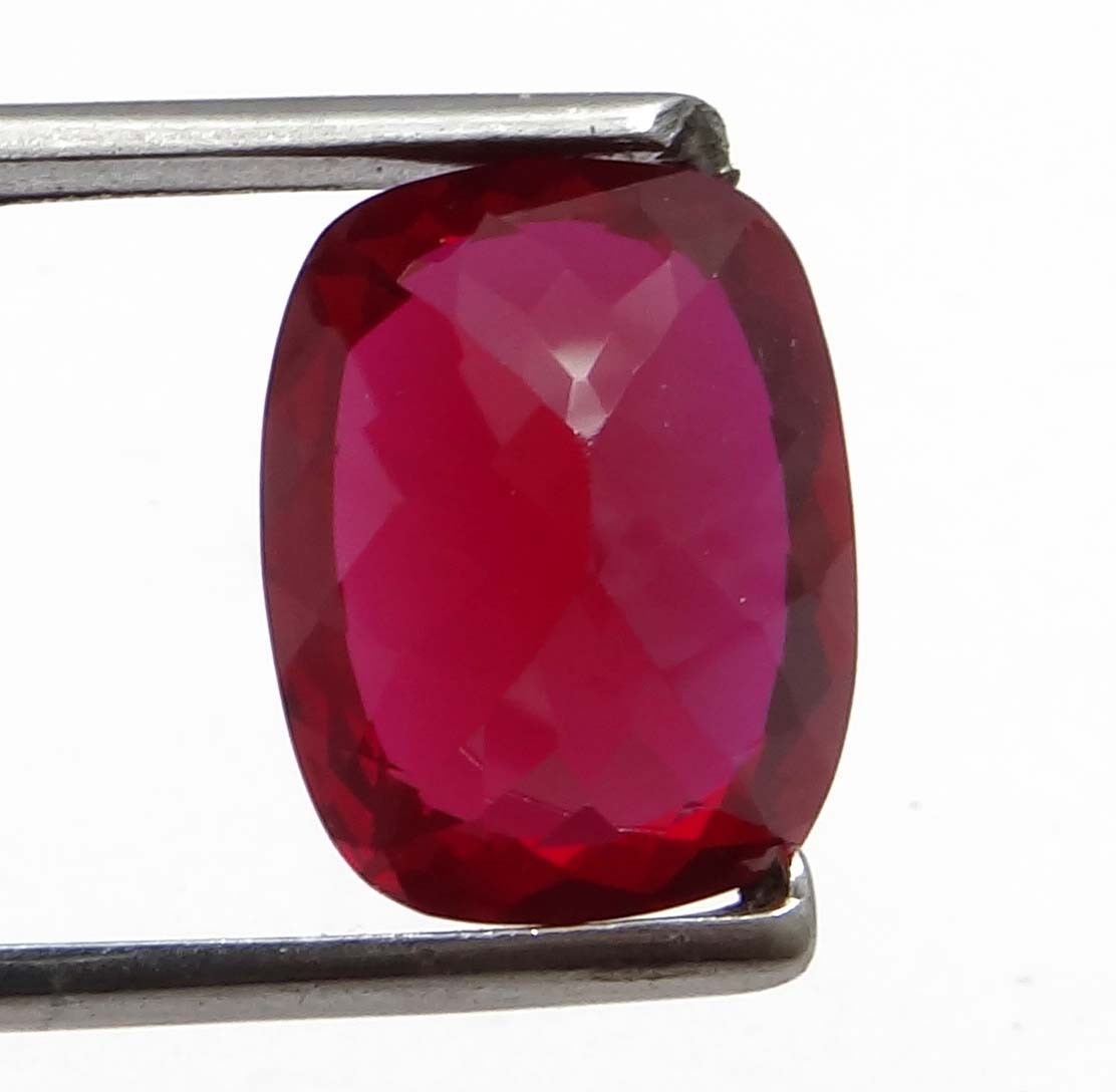 NATURAL 13.05 CTS PIGEON BLOOD RED RUBY coushion GEMSTONE CERTIFIED
