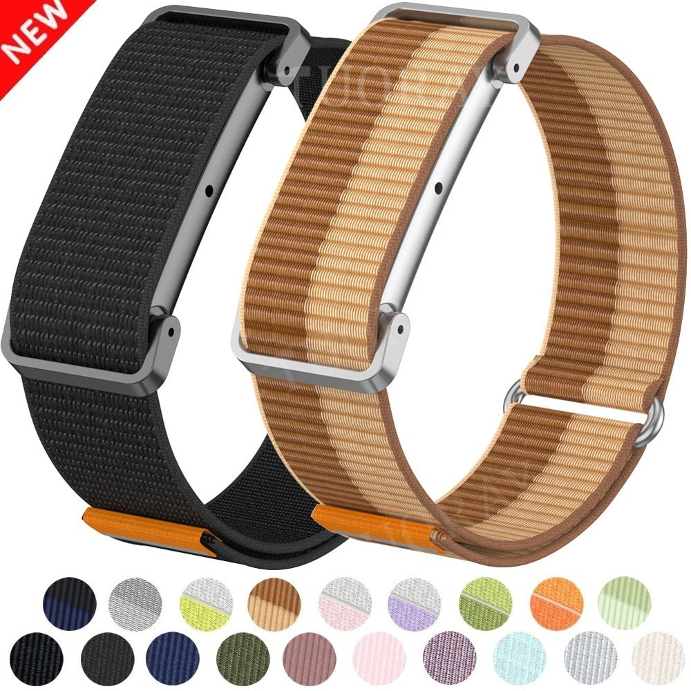 For Google Fitbit Air Replacement Silicone Nylon Metal Adjustable Band Strap New