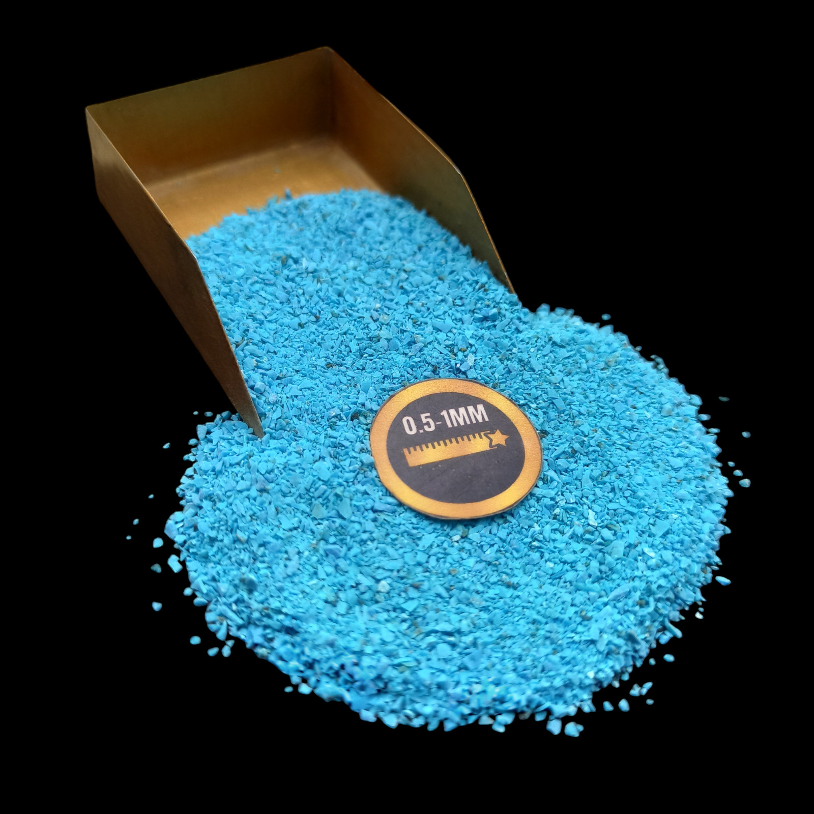 New Natural Turquoise coarse Crushed Powder For Massage Use Ring inlay