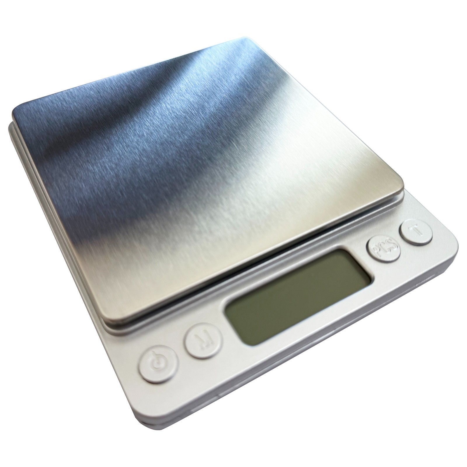 Digital Gram Jewelry Scale 2000g x 0.1g Stainless steel platform Silver base