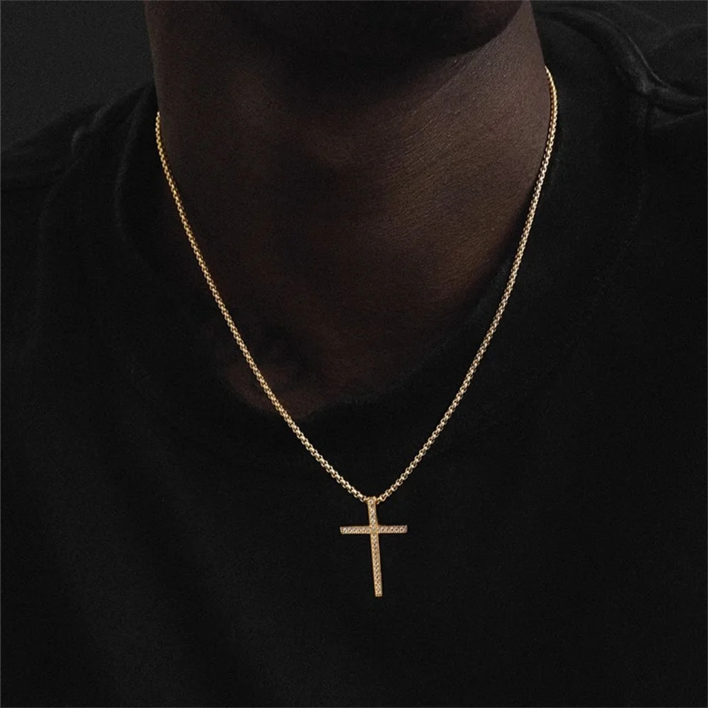 Men Stainless Steel Silver Color Twist Chain Necklace Hip Hop Basic Chain Neckla