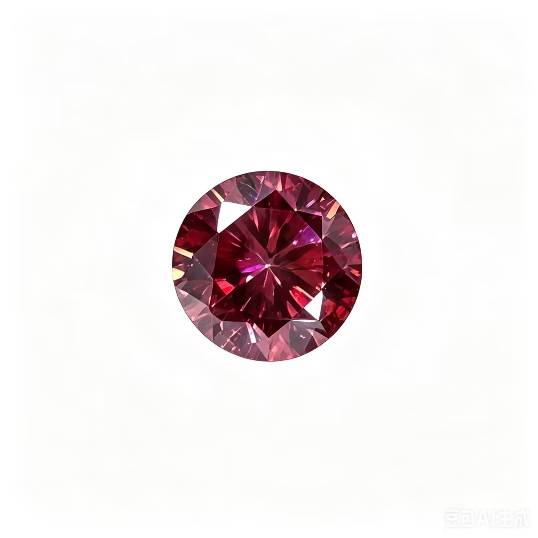 0.5-3ct Four Colors Moissanite Loose VVS1 Round Cut Bulk Gemstone For Setting