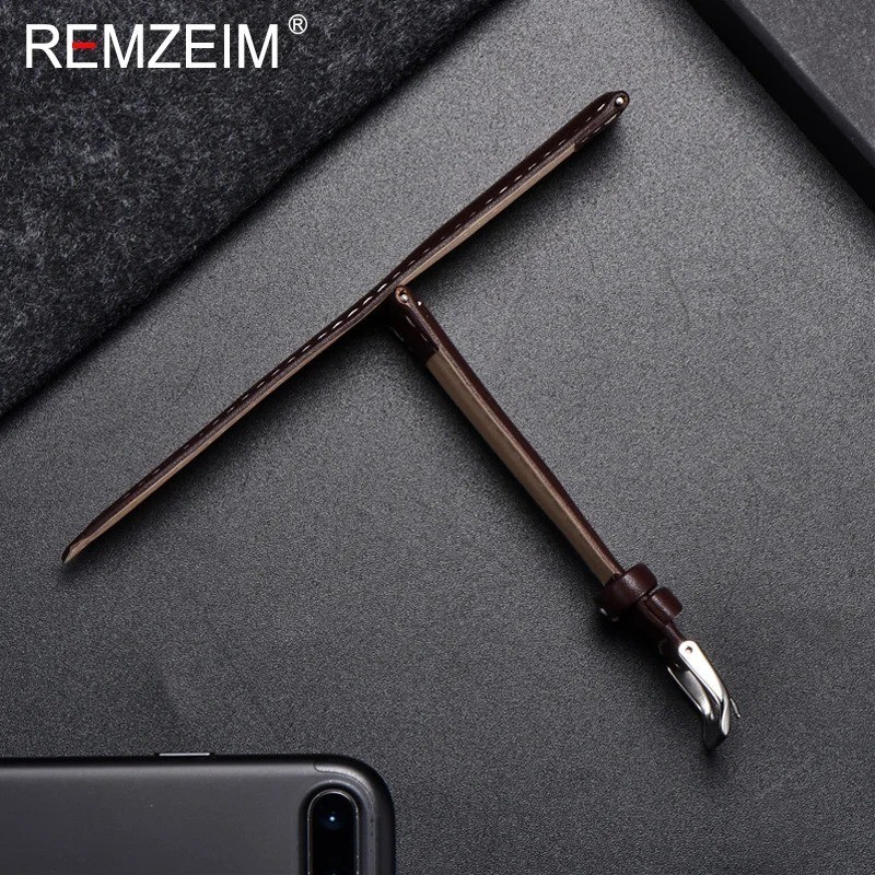 16mm 18mm 20mm 22mm 24mm Genuine Leather Watch Band Strap Bracelet