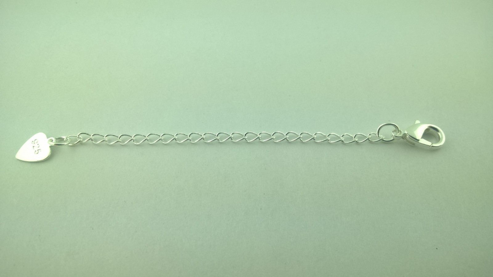 2.5″ Chain extenders 925 Sterling Silver Extencion for Necklace or bracelet.