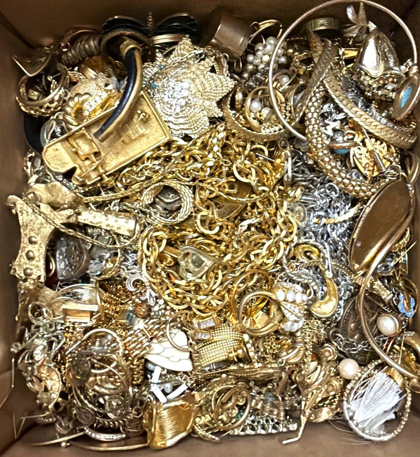 3 Lbs Pounds Unsorted Huge Lot Jewelry Vintage Now Junk Art Craft Treasure Fun