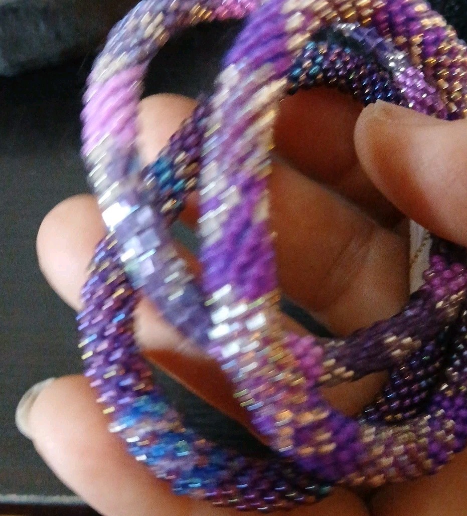 Set Of 3 Roll On Bracelets Nepal Aid Through Trade (lot #5)