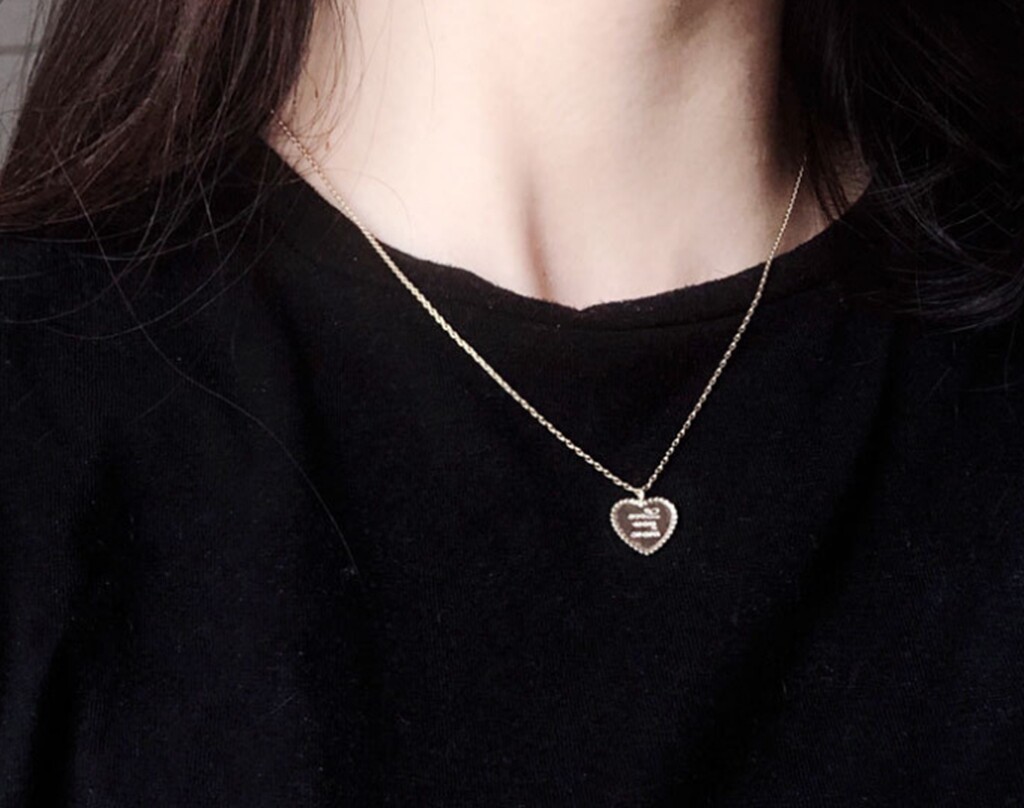 Fashion Women Love You More Gold Heart 925 Sterling Silver Necklace 15.75-17.5″