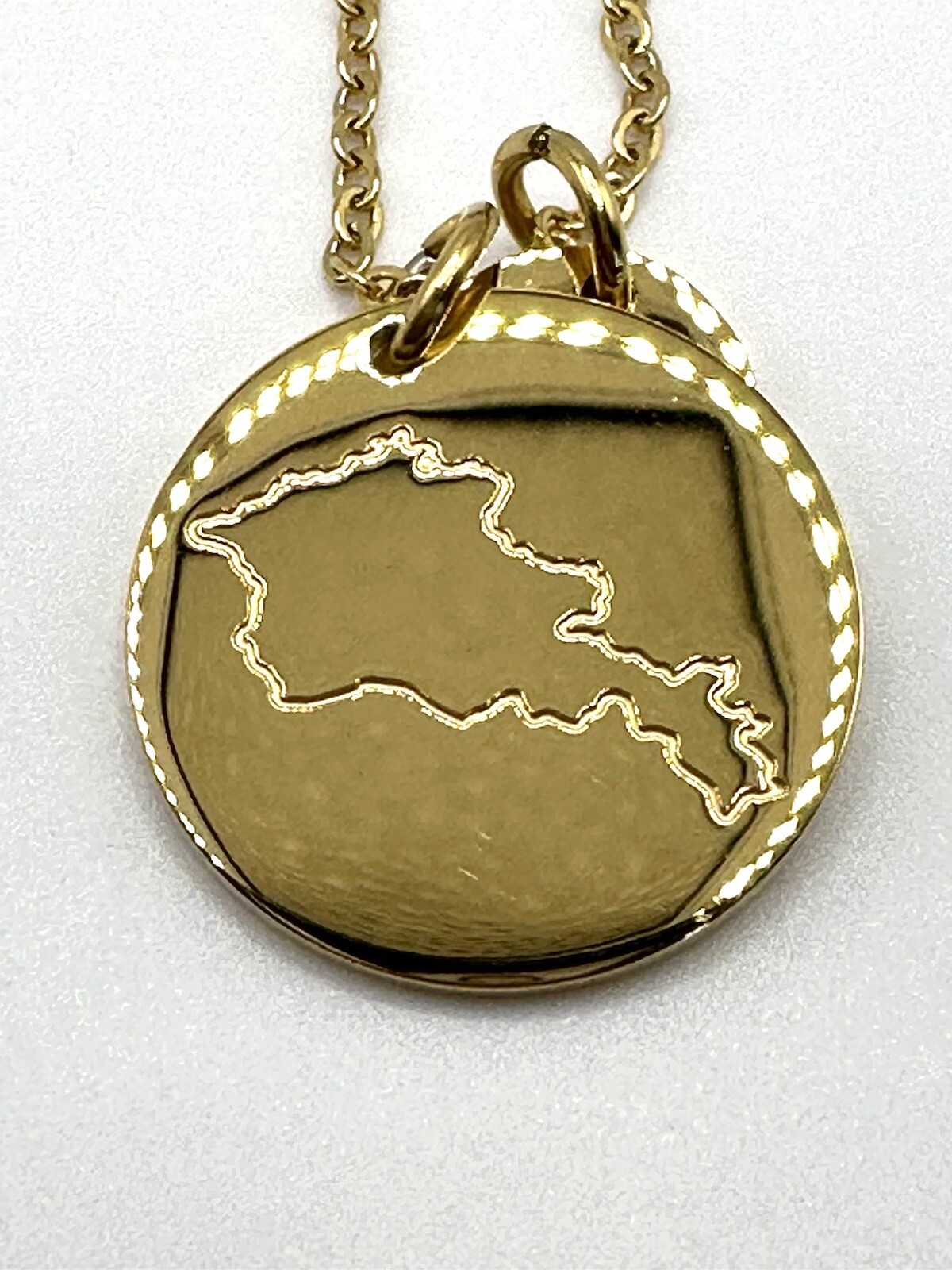 Armenia ARM Country Necklace Charm LDS Sister Missionary Mom Wife Statesman Ties