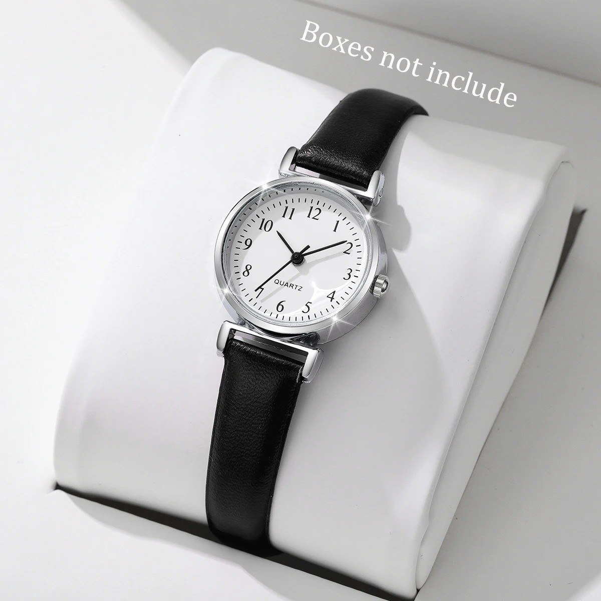 Fashion Small Dial Women’s Watch – Simple Leather Band, Analog Quartz Wristwatch