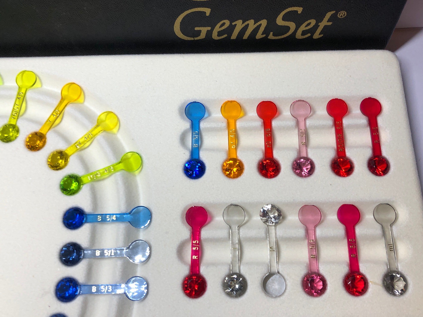 COMPLETE Pantone HUE WHEEL GIA Gem Set Instruments GEMSET Jewelry Makers Tool