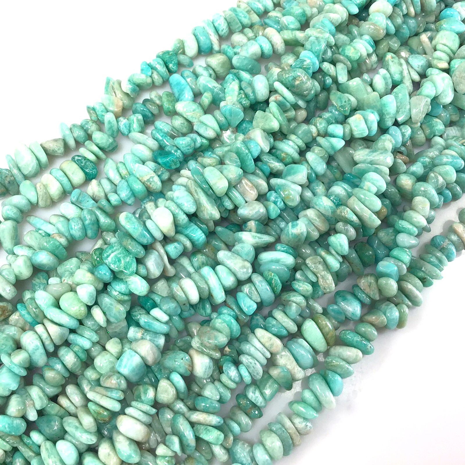 Natural Russian Amazonite Chips 5-12mm Loose Beads 32″ Jewelry Making