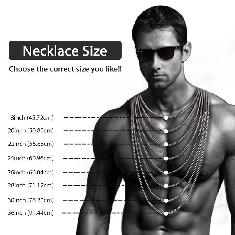 3/5/7/9/11mm Men Gold Plated Curb Cuban Link Chain Necklace Bracelet Xmas 16-30″