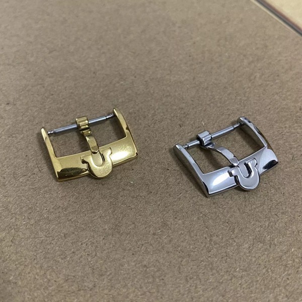 New 14mm 16mm 18mm 20mm Stainless Steel Watch Strap Buckle For Omega Silver